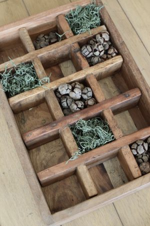 Holztablett Tablett Getränkekiste mit Einsatz. Dekokiste Holzkiste Kiste Holz zur Aufbewahrung im Mrs Greenery Shop bestellen