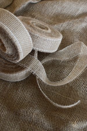 Juteband Natur mit 40 und 60 mm zum Basteln, Dekorieren und Kreativsein. Band aus Jute Naturdeko Mrs Greenery Shop