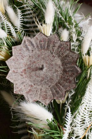 Kerzenhalter Stumpenkerzen Kerze Adventskranz Kerzenständer Metalldeko antik vintage Metalldeko Weihnachtsdeko Adventsdeko im Mrs Greenery Shop bestellen kaufen