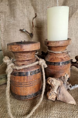 kerzenhalter holz holzkerzenhalter stumpenkerzen holzdeko naturdeko im mrs greenery shop bestellen kaufen