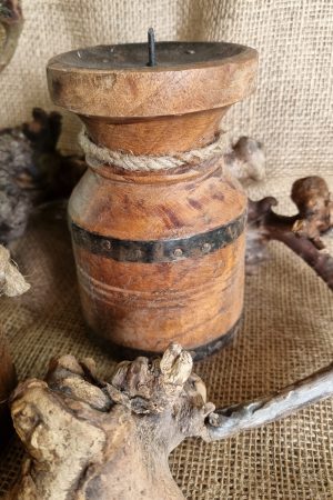 kerzenhalter holz holzkerzenhalter stumpenkerzen holzdeko naturdeko im mrs greenery shop bestellen kaufen