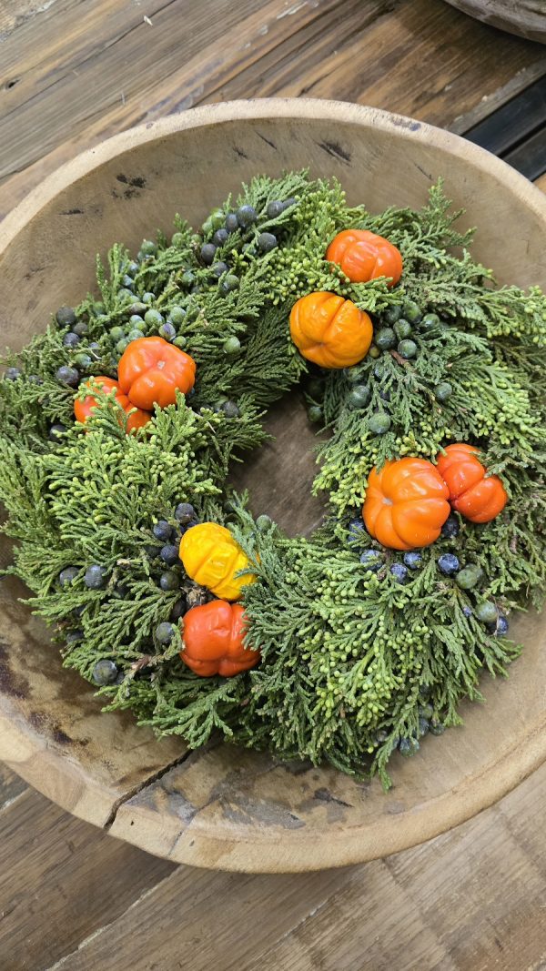 Kranz Früchtekranz Beerenkranz grün rot Herbstkranz Kränze im Mrs greenery shop bestellen kaufen