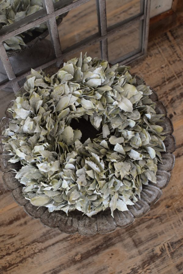 Steineichenkranz gewachst Wachskranz Kranz Kränze fertig gebunden Fertigkranz im Mrs Greenery Shop bestellen
