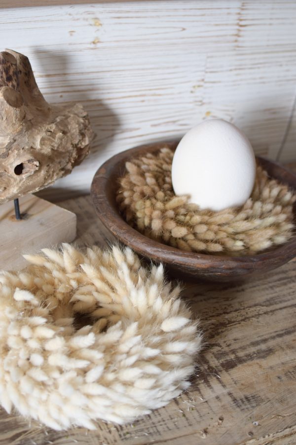Trockenblumenkranz Kranz Kränz Samtgraskranz Samtgras natur gebleicht weiss braun Lagurus fertig gebunden im Mrs Greenery Shop bestellen kaufen