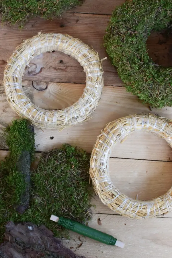 Kreativ-Set Mini-Mooskränze 20x3