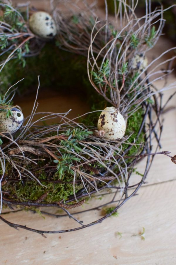 Kreativ Set Mooskränze binden mit Stroh-Rohling, Moos, Bindedraht, DIY Mini-Kränze diy mrs greenery osterdeko dekoidee ostern
