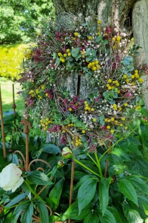 Kreativ-set Sommerkranz Kranzbinden Kränze Kranz Anleitung mit Mrs Greenery Shop bestellen kaufen Trockenblumen Eukalyptus