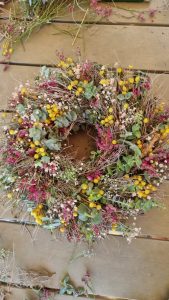 Kreativ-set Sommerkranz Kranzbinden Kränze Kranz Anleitung mit Mrs Greenery Shop bestellen kaufen Trockenblumen Eukalyptus