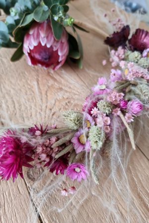Loop Kranz binden mit Trockenblumen: Online Workshop inkl. Material Kränze selber machen aus getrockneten Blumen. Trockenblumenkranz, Kränze selbermachen Anleitung Loopkranz DIY Selberbinden selbermachen