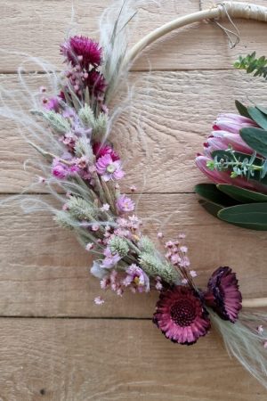 Loop Kranz binden mit Trockenblumen: Online Workshop inkl. Material Kränze selber machen aus getrockneten Blumen. Trockenblumenkranz, Kränze selbermachen Anleitung Loopkranz DIY Selberbinden selbermachen