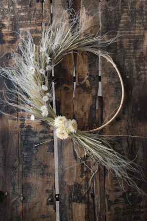 Loop Kranz binden mit Trockenblumen: Online Workshop inkl. Material Kränze selber machen aus getrockneten Blumen. Trockenblumenkranz, Kränze selbermachen Anleitung Loopkranz DIY Selberbinden selbermachen