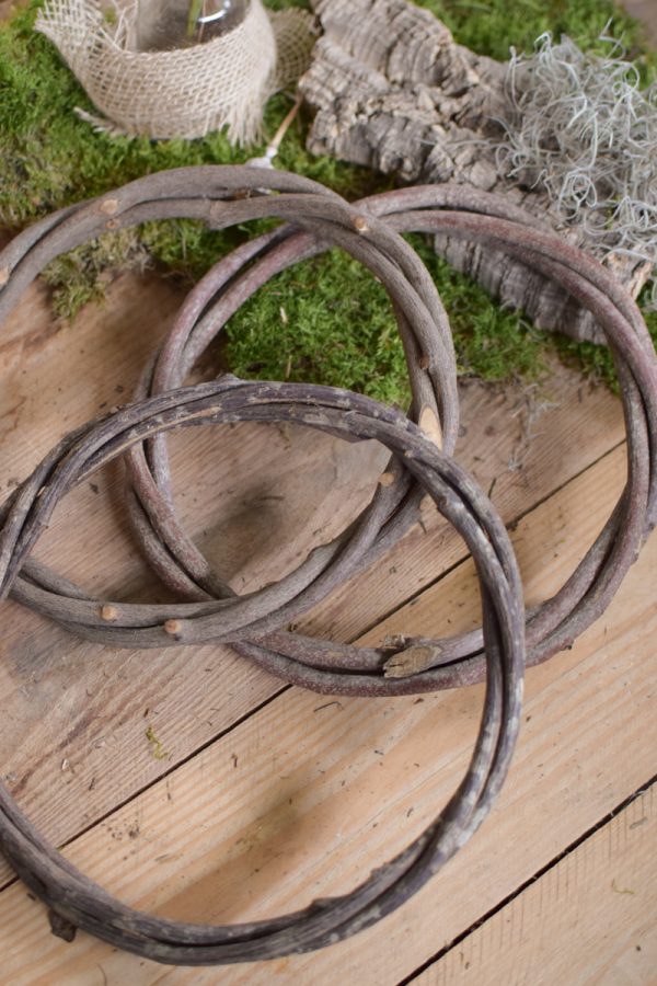 Holz Loop Kranz Ring Kränze Naturkranz im Mrs Greenery Shop bestellen Naturdeko Deko mit Naturmaterialien