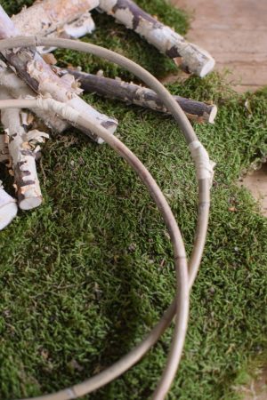 Loopring aus rattan Loop Kranz Naturdeko DIY selbermachen Rohling Kränze