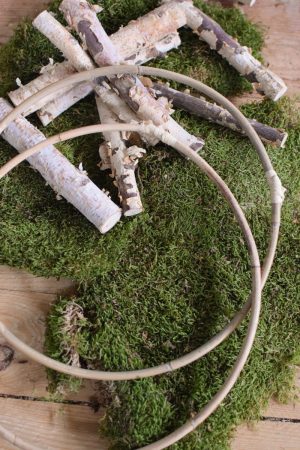 Loopring aus rattan Loop Kranz Naturdeko DIY selbermachen Rohling Kränze
