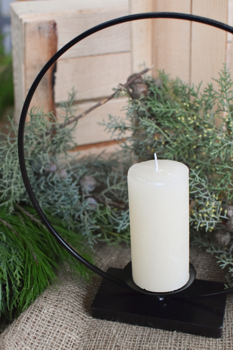 Loop Loopring Metallring mit Kerzenhalter für Blockkerzen Stumpenkerzen im Mrs Greenery Shop bestellen