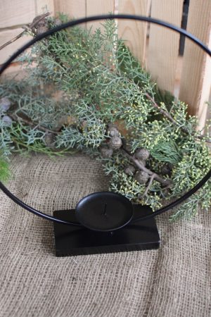 Loop Loopring Metallring mit Kerzenhalter für Blockkerzen Stumpenkerzen im Mrs Greenery Shop bestellen