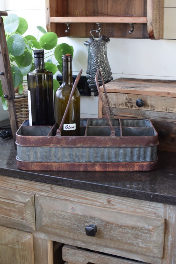 Metallkasten, Pflanzkasten, Getränkekiste mit Henkel Griff im Mrs Greenery Shop bestellen kaufen