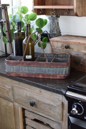 Metallkasten, Pflanzkasten, Getränkekiste mit Henkel Griff im Mrs Greenery Shop bestellen kaufen