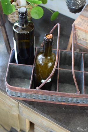 Metallkasten, Pflanzkasten, Getränkekiste mit Henkel Griff im Mrs Greenery Shop bestellen kaufen