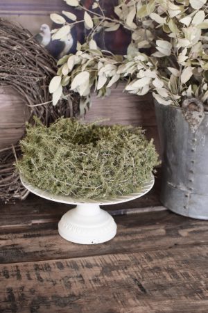 Metall Tablett creme weiß antik-look. Dekotablett Etagere Dekoidee Deko im Mrs Greenery Shop bestellen