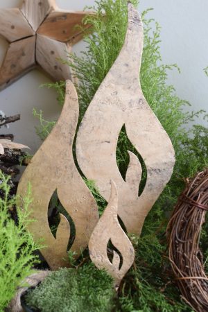 Metallkerze antikgold metall Kerzenstecker Metallstecker Adventsdeko Weihnachtsdeko Advent im Mrs Greenery Shop bestellen