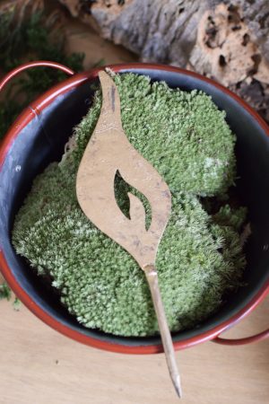 Metallkerze antikgold metall Kerzenstecker Metallstecker Adventsdeko Weihnachtsdeko Advent im Mrs Greenery Shop bestellen