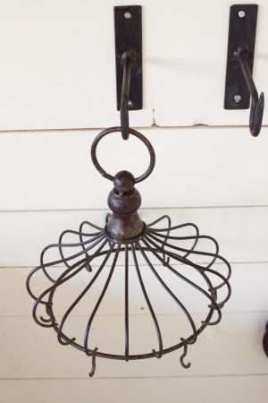 Metallkrone zum Hängen- Kräuterkrone zum Aufhängen in Küche und Garten- Dekokrone im Mrs Greenery Shop bestellen kaufen