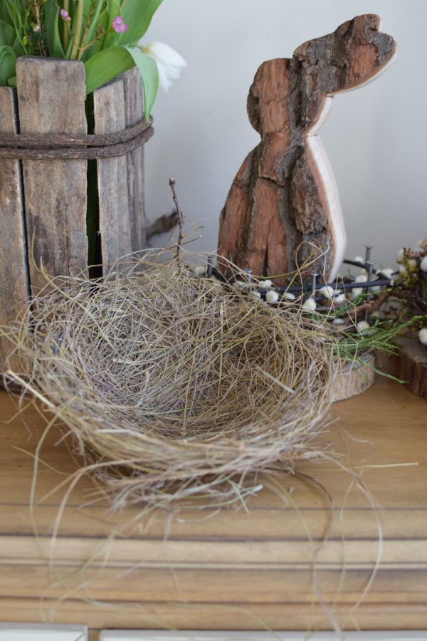 Nest Naturnest Osternest Osterdeko Dekoidee mit Naturmaterialien. Naturtopf Übertopf im Mrs Greenery Shop bestellen kaufen