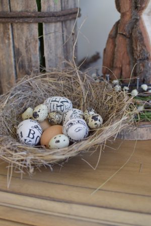Nest Naturnest Osternest Osterdeko Dekoidee mit Naturmaterialien. Naturtopf Übertopf im Mrs Greenery Shop bestellen kaufen
