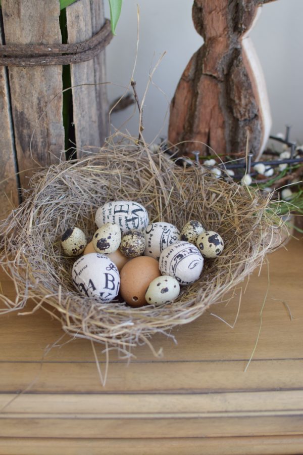 Nest Naturnest Osternest Osterdeko Dekoidee mit Naturmaterialien. Naturtopf Übertopf im Mrs Greenery Shop bestellen kaufen