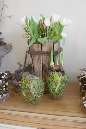 Naturdeko Frühlingsdeko Osterdeko Ostern Deko mit Naturmaterialien Sideboard Style im Mrs Greenery Shop bestellen kaufen