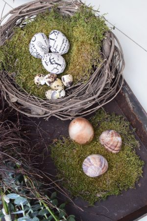 Nest Osternest aus Zweigen Ästen Dekonest Osterdeko Osteridee Nester im Mrs Greenery Shop bestellen kaufen