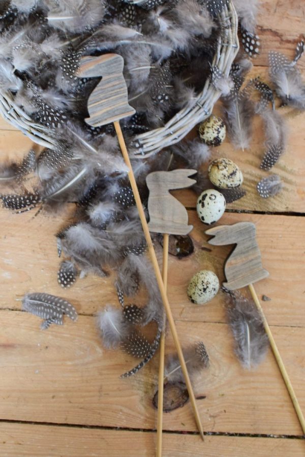 Hasenstecker Stecker mit Hase Osterdeko Dekoidee Ostern