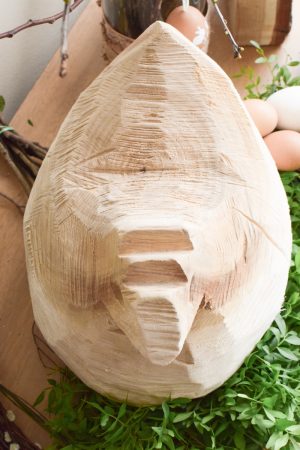 Henne Holzhenne pappelholz osternest handarbeit osterhenne osterdeko deko dekoidee holzdeko naturdeko im Mrs Greenery Shop bestellen kaufen