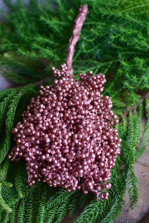 Pfefferbeeren getrocknet silber gold kupfer Weihnachtsdeko Winterdeko Dekoidee im Mrs Greenery Shop bestellen kaufen