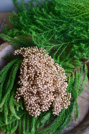 Pfefferbeeren getrocknet silber gold kupfer Weihnachtsdeko Winterdeko Dekoidee im Mrs Greenery Shop bestellen kaufen