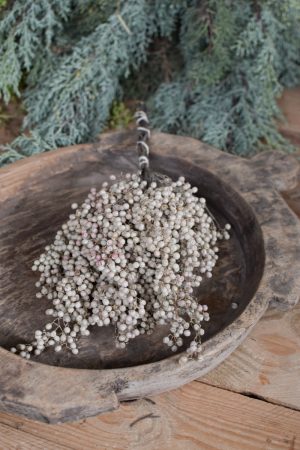 Pfefferbeeren hell weiß kaufen bei Mrs Greenery: Ein Bund getrocknet. Für deine kreativen Naturdekos. Kreativsein mit Naturmaterialien Trockenblumen
