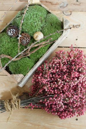 Rosa Pfefferbeeren kaufen bei Mrs Greenery: Ein Bund getrocknet. Für deine kreativen Naturdekos. Kreativsein mit Naturmaterialien Trockenblumen
