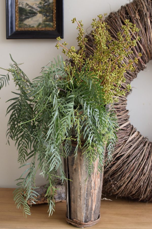 Pfefferbeerenzweige frisch und Eukalyptus Früchte midi Bund Zweige im Mrs Greenery Shop bestellen kaufen