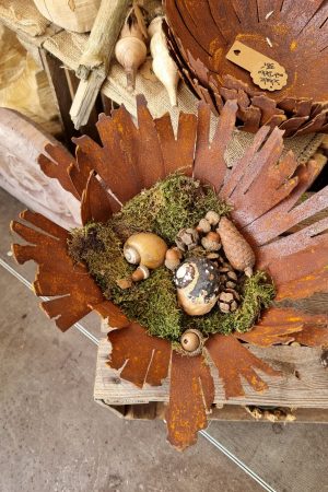 Rostschale rostige Schale Dekoidee Dekoschale Rost dekoration naturdeko im mrs greenery shop bestellen kaufen