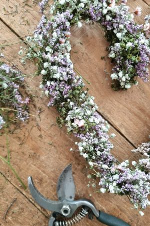 DIY Kreativ-Set Herz Muttertagsherz Trockenblumen Schleierkraut im Mrs Greenery Shop entdecken kaufen bestellen kreativ mit Naturmaterialien