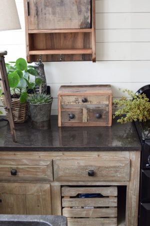 Holz-Schubkästchen für Küche und deinen Schreibtisch. Deko für die Landhausküche jetzt im Mrs Greenery Shop bestellen kaufen