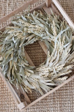 Sommerkranz Weizen Kranz Kränze Fertigkranz Trockenblumenkranz Blätterkranz Herbstkranz Sommerkranz im Mrs Greenery Shop bestellen kaufen