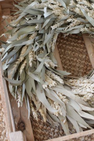 Sommerkranz Weizen Kranz Kränze Fertigkranz Trockenblumenkranz Blätterkranz Herbstkranz Sommerkranz im Mrs Greenery Shop bestellen kaufen