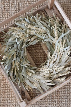 Sommerkranz Weizen Kranz Kränze Fertigkranz Trockenblumenkranz Blätterkranz Herbstkranz Sommerkranz im Mrs Greenery Shop bestellen kaufen