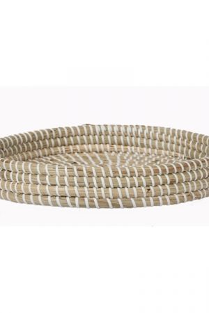 Tablett Deko Dekotablett aus Naturmaterial Jute Sisal Naturdeko Tischdeko Sommerdeko