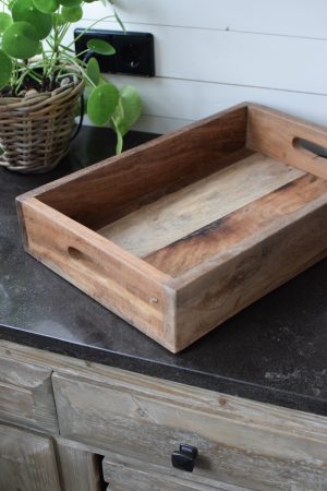 Holztablett Tablett Getränkekiste mit Einsatz. Holzkiste Kiste Holz im Mrs Greenery Shop bestellen