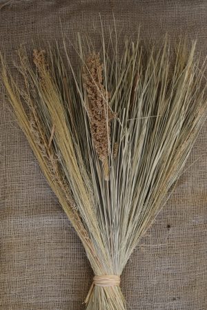 Tarai Gras Bouquet Trockenblumen Arrangement getrocknete Fruechte Blätter STrauß Trockenblumenstrauss Naturdeko getrocknet kreativ im Mrs Greenery Shop bestellen kaufen