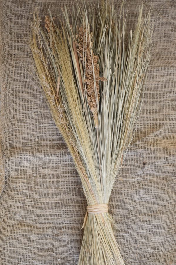 Tarai Gras Bouquet Trockenblumen Arrangement getrocknete Fruechte Blätter STrauß Trockenblumenstrauss Naturdeko getrocknet kreativ im Mrs Greenery Shop bestellen kaufen