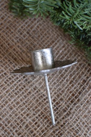 Vintage Kerzenhalter Metall silber rost antik gold weiß STabkerzen Blockkerzen Adventskranz Advent Vintage Kerzenstecker Weihnachten im Mrs Greenery Shop bestellen